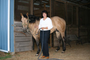 Anita with horse